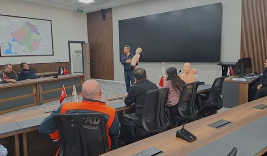 AFAD Personeline Hayat Kurtaran Eğitim