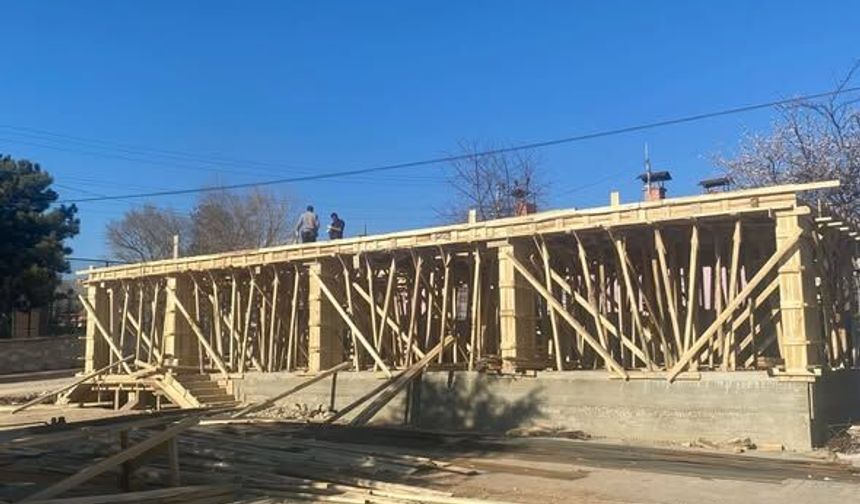 Özbağ Kültür Evi Projesinde Çalışmalar Sürüyor