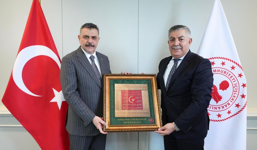 KIR-FED’den Bakan Çiftçi’ye Hayırlı Olsun Ziyareti