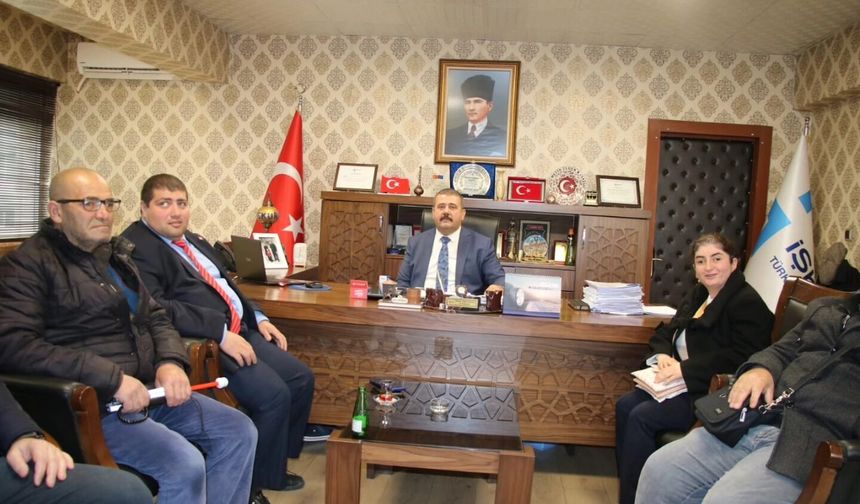 Görme Engelliler Derneği’nden İŞKUR’a Ziyaret