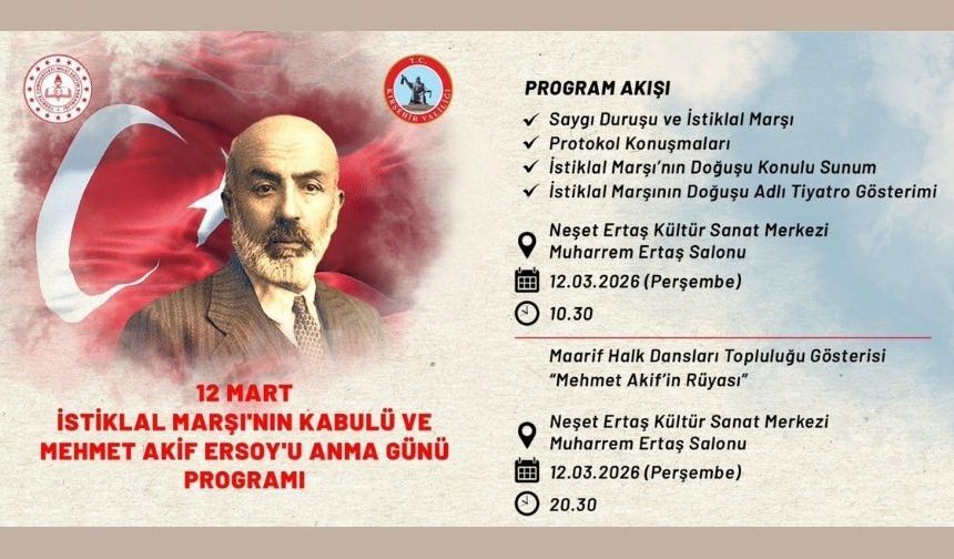 Kırşehir’de 12 Mart Programı Açıklandı