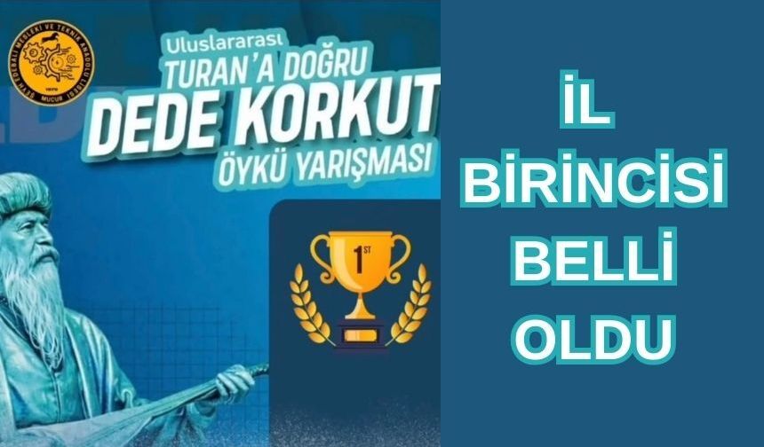 Genç Kalem Bengisu Şimşek İl Birincisi Oldu