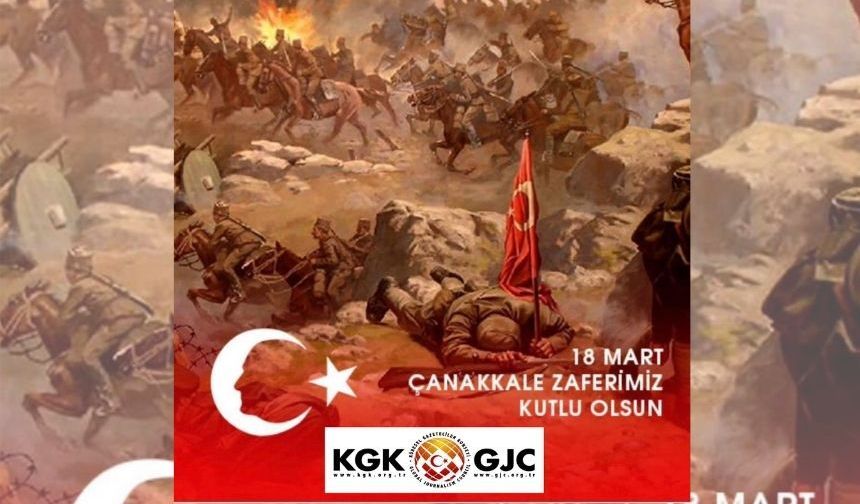 KGK’dan 18 Mart Çanakkale Zaferi Mesajı