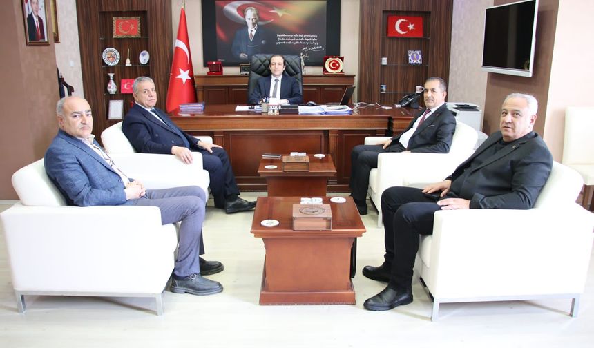 ESOB Başkanı Öztürk’ten Kaymakam Tok’a ziyaret