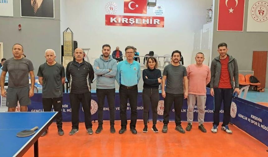 14 Mart Tıp Bayramı’nda Masa Tenisi Heyecanı Kırşehir’de