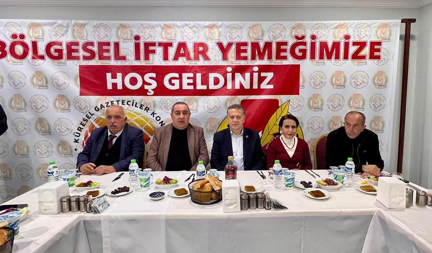 KÜRESEL GAZETECİLER KONSEYİ BÖLGE İFTARI OSMANİYE’DE YAPILDI