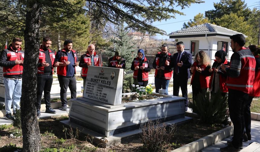 Kırşehir’de Aile ve Sosyal Hizmetlerden Şehitlik Ziyareti