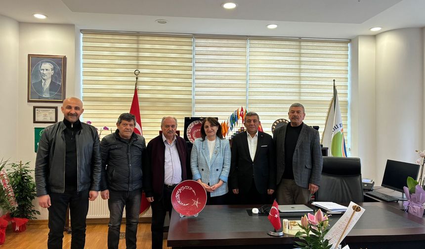 Ziraat Odası’ndan Dekan Şahin’e Hayırlı Olsun Ziyareti