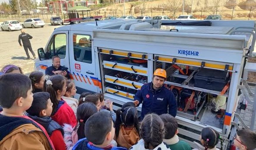 Süleyman Türkmani İlkokulu’nda Afet Bilinci