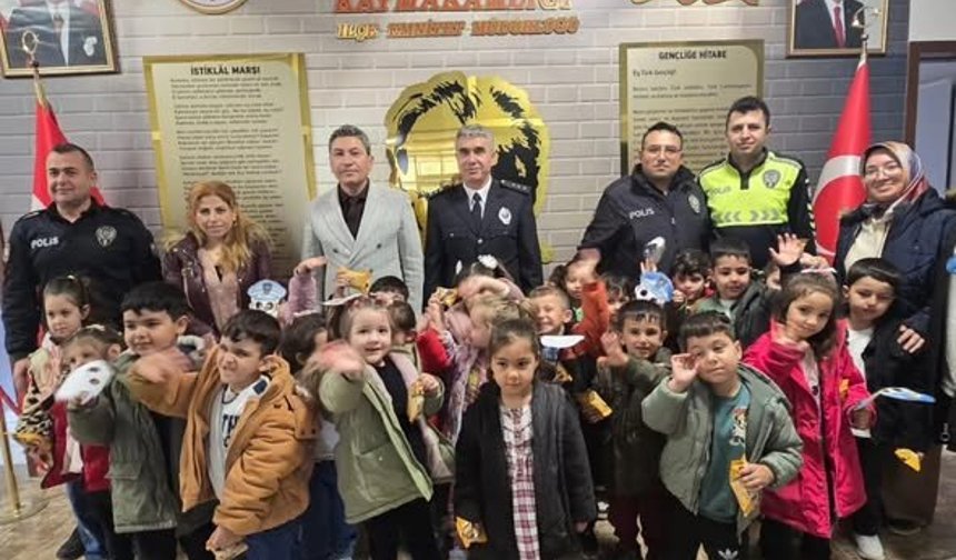 Mucurlu Öğrencilerden Polis Haftası’nda Emniyete Ziyaret