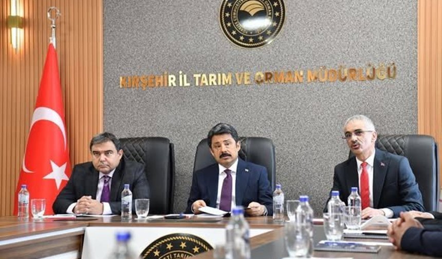 Kırşehir'de Tarım ve Hayvancılık Çalışmaları Masaya Yatırıldı