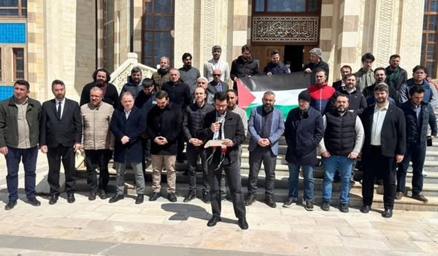 Kırşehir’de Filistin’e Destek Açıklaması