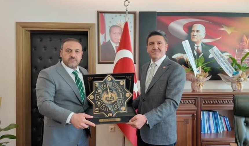 Hakanoğlu'ndan Avşaroğlu’na Hayırlı Olsun Ziyareti