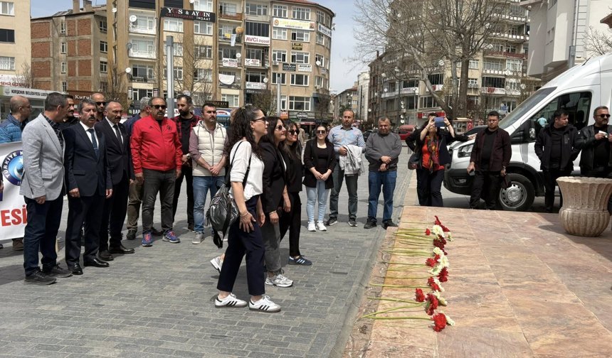 Türk Eğitim-Sen Kırşehir Şubesi'nden Eğitimde Şiddete Tepki ve Anma