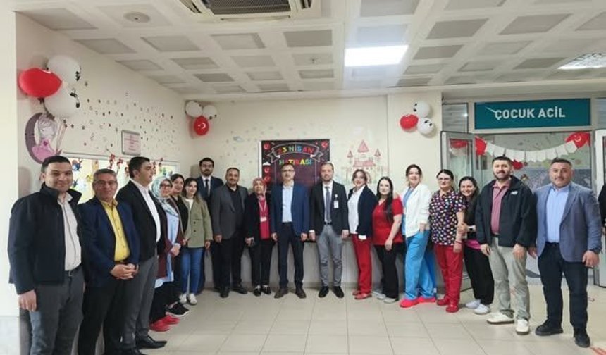 Kırşehir'de Minik Hastalara 23 Nisan Sürprizi