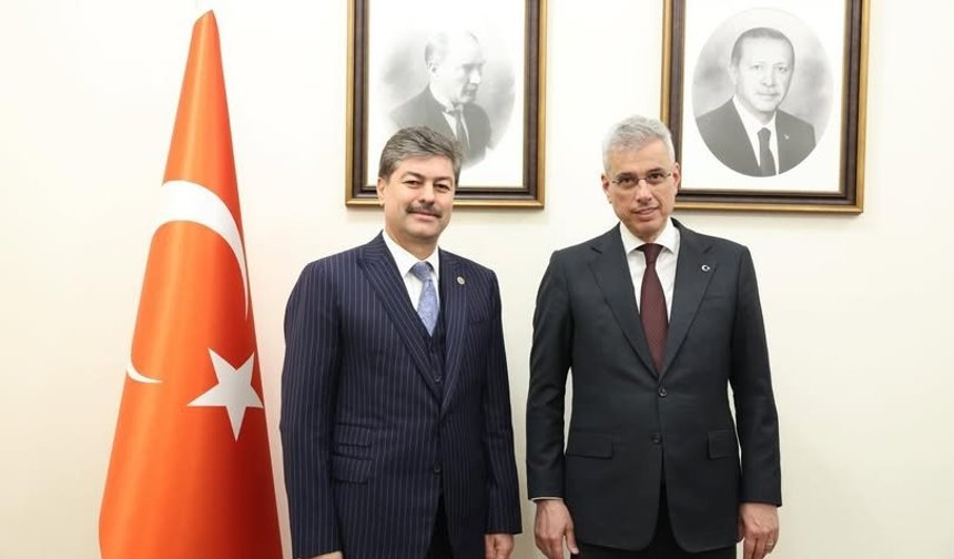 Erkan’dan Sağlık Bakanı Memişoğlu ile Kritik Görüşme