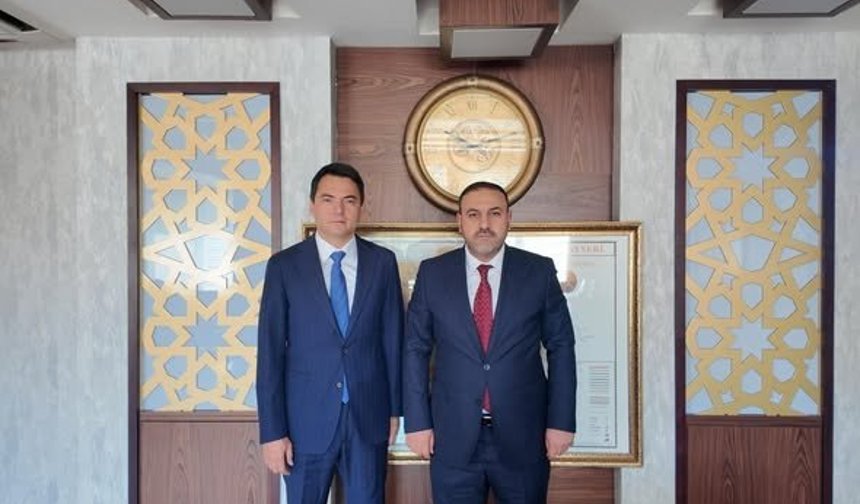 Başkan Hakanoğlu’ndan Bölge Müdürü Akyazı’ya Ziyaret