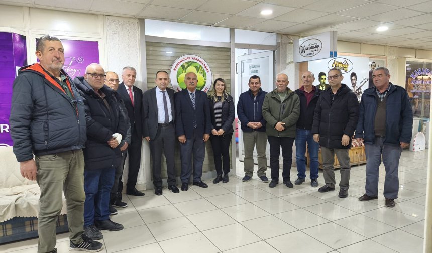 Halkbank Müdürü Gök’ten Kamanlılar Derneği’ne Ziyaret