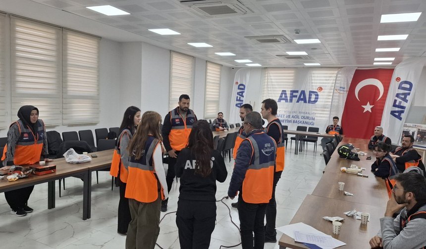Kırşehir’de AFAD Gönüllülerine Kapsamlı Eğitim