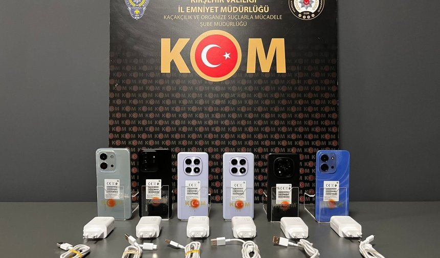 Kırşehir’de Kaçak Telefon Operasyonu: 6 Cihaz Ele Geçirildi