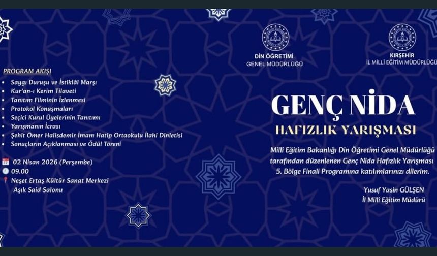 Genç Hafızlar Kırşehir’de Yarışacak
