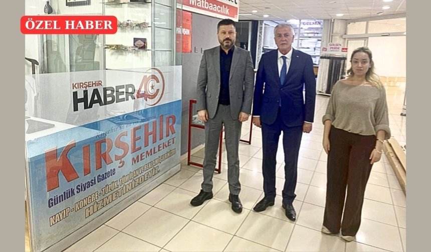 İl Müdürü Sağlam’dan Kırşehir Memleket Gazetesi'ne 49. Yıl Tebriği