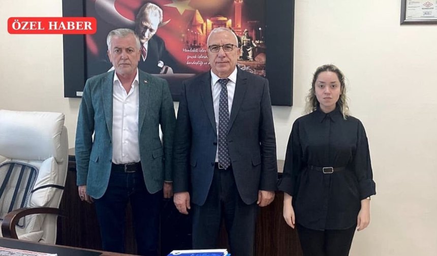 Hemşehrimiz İbrahim Özata’ya Murat Sürmeli'den Hayırlı Olsun Zİyareti