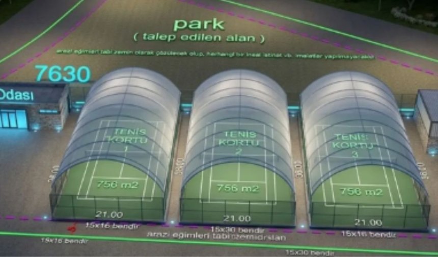 Kırşehir’e 3 Kapalı Tenis Kortu Müjdesi