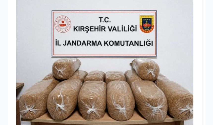 Kırşehir'de Otobüste 70 Kilogram Kaçak Tütün Ele Geçirildi