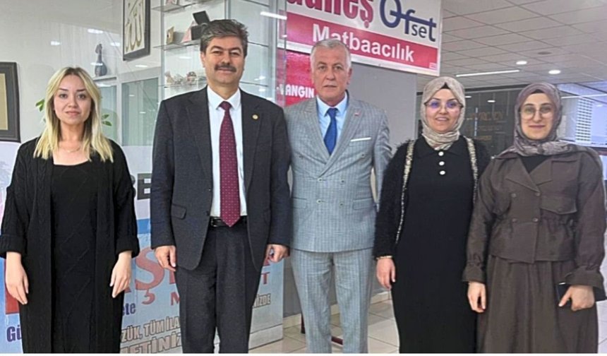 Milletvekili Erkan’dan Kırşehir Memleket Gazetesi'ne 49. Yıl Ziyareti