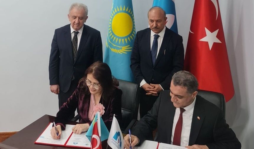 KAEÜ’den Türkistan’da Uluslararası İş Birliği Adımı