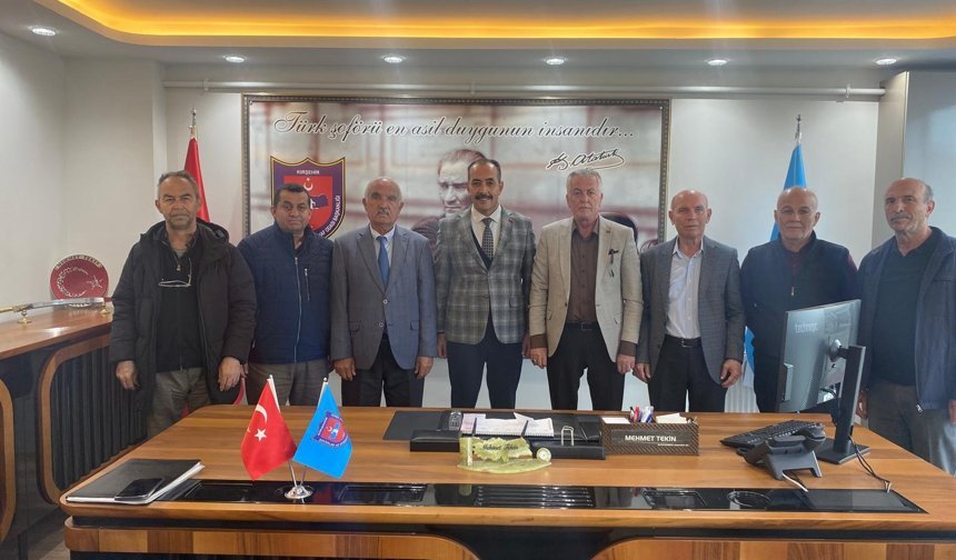 Kamanlılar Derneği’nden Mehmet Tekin’e Ziyaret