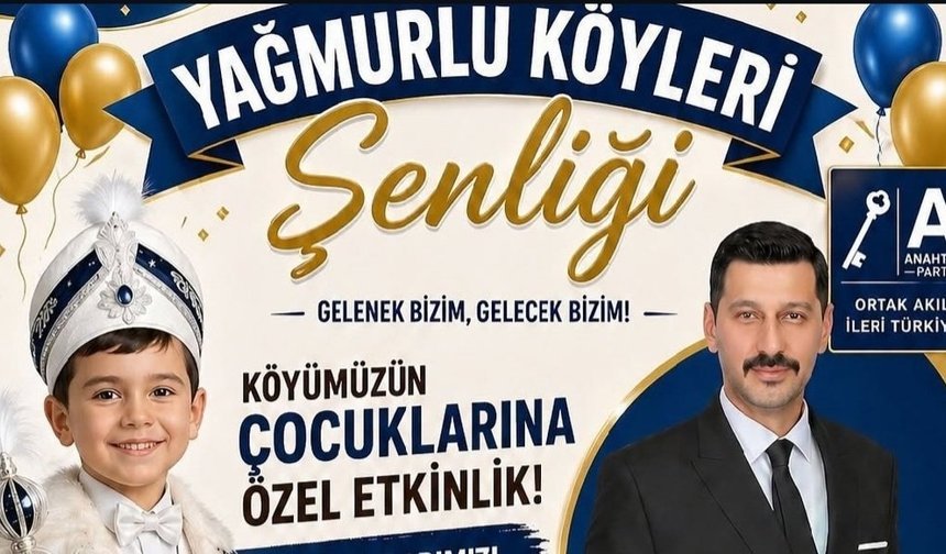 Yağmurlu Köyleri’nden Kürşat Güdük’e Teşekkür: Şenliğe Anlam Katan Destek