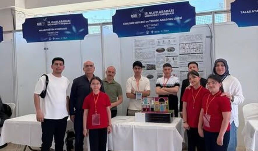 Kırşehir MTAL Antalya’daki Uluslararası Robot Yarışmasında Yerini Aldı