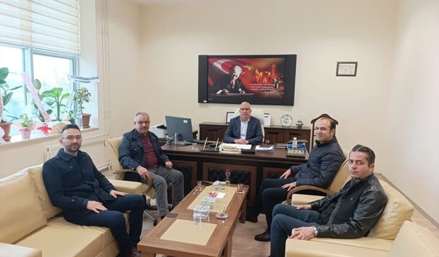 Memur-Sen Heyetinden İbrahim Özata’ya Hayırlı Olsun Ziyareti