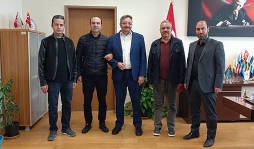 Fatih Mehmet Yavuz ve Beraberindeki Heyet KAEÜ’yü Ziyaret Etti