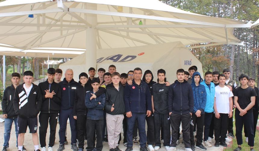 AFAD’dan Hirfanlı Kampında Uygulamalı Afet Eğitimi