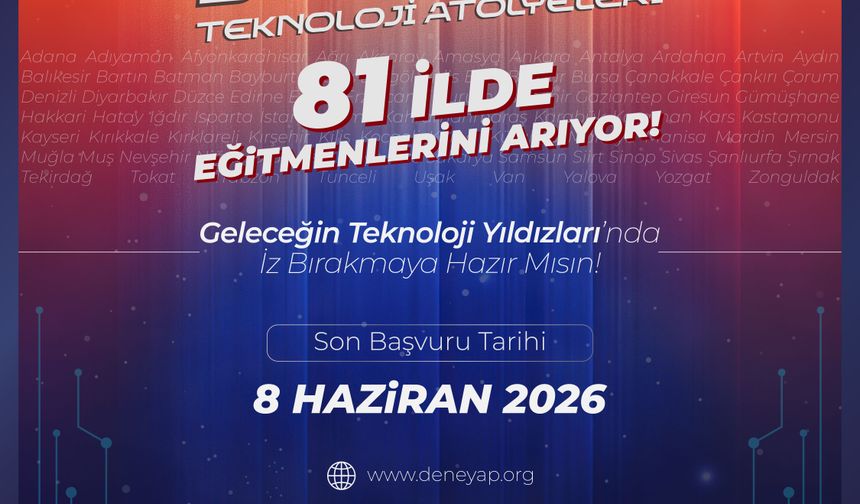 Geleceğin Teknoloji Yıldızlarını Yetiştirecek Eğitmenler Aranıyor