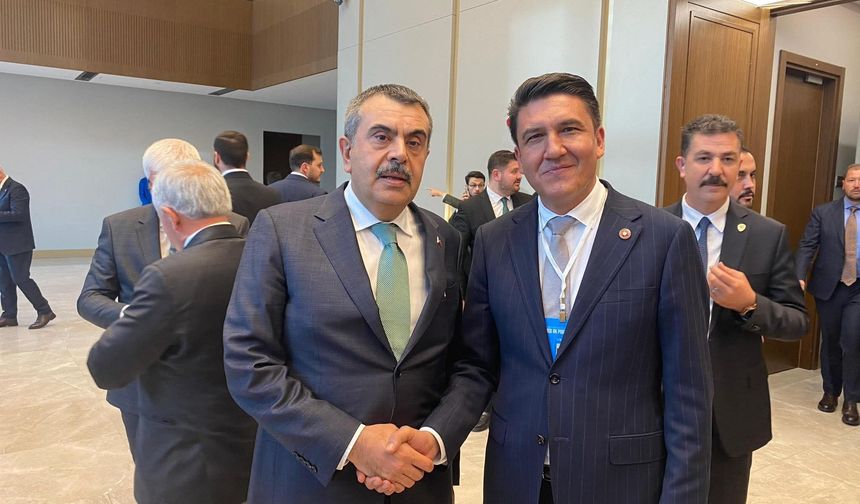 Kamil Avşaroğlu, Milli Eğitim Bakanı Yusuf Tekin ile Kırşehir’in Eğitim Yatırımlarını Görüştü