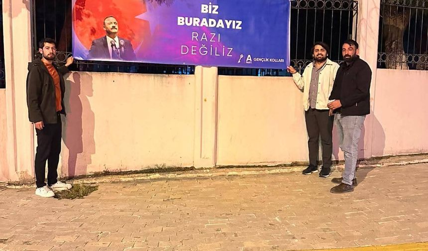 "BİZ BURADAYIZ RAZI DEĞİLİZ"