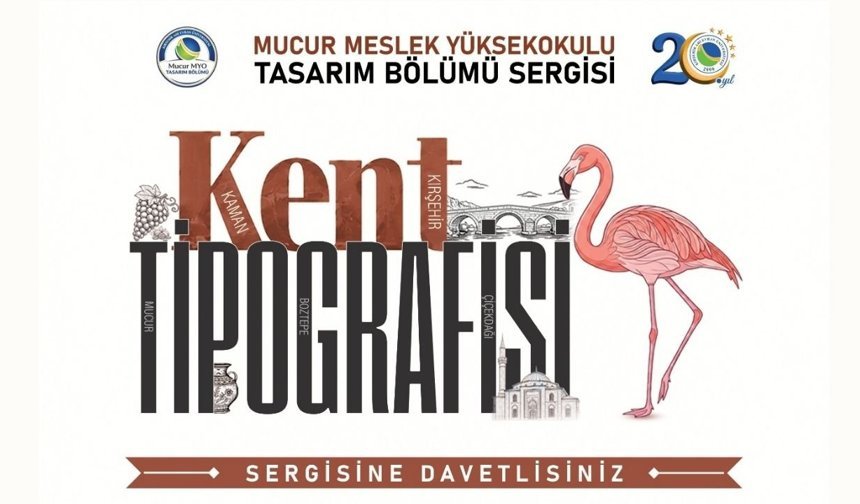 Kırşehir’de “Kent Tipografisi” Sergisi Açılıyor