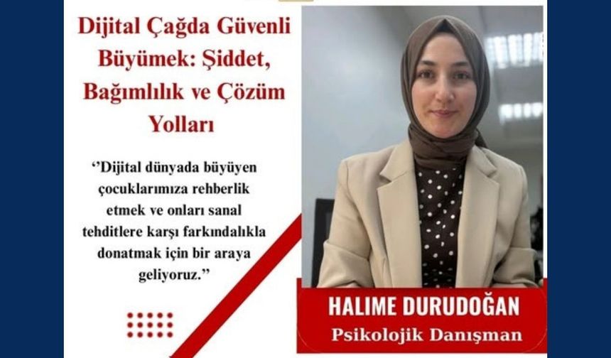 Çiçekdağı’nda “Dijital Çağda Güvenli Büyümek” Programı Düzenlenecek