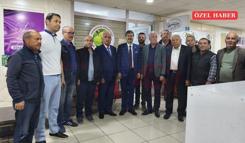 Vekil Erkan’dan Kamanlılar Derneğine Samimi Ziyaret