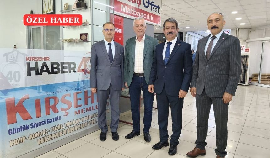 Sendika Başkanları Kırşehir Basınıyla Bayramlaştı