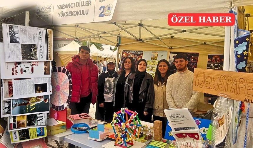 KAEÜ Yabancı Diller Yüksekokulu’ndan Örnek Çalışma: Geri Dönüşüm ve Eğitim Aynı Stantta Buluştu
