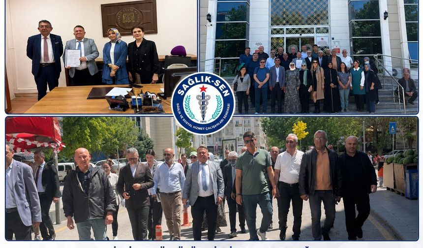 Sağlık çalışanlarının hakları için kararlılık mesajı