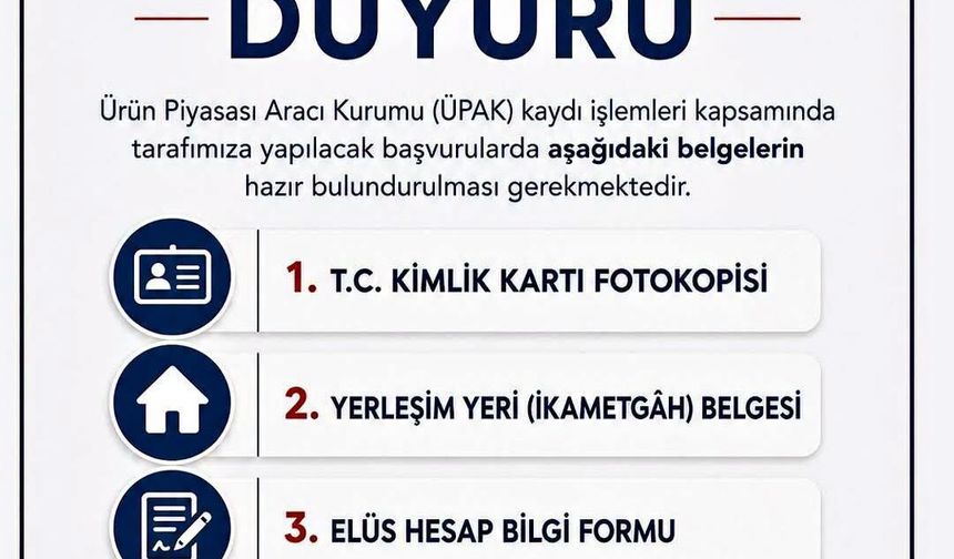 Kırşehir Ticaret Borsası'ndan ÜPAK Kayıtları İçin Önemli Duyuru