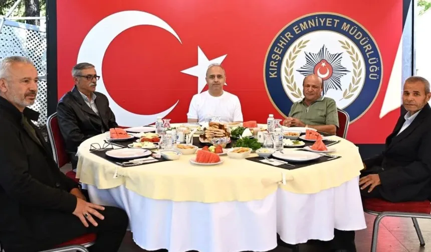 Kırşehir Emniyet Müdürü Görücü'den şehit babaları onuruna program