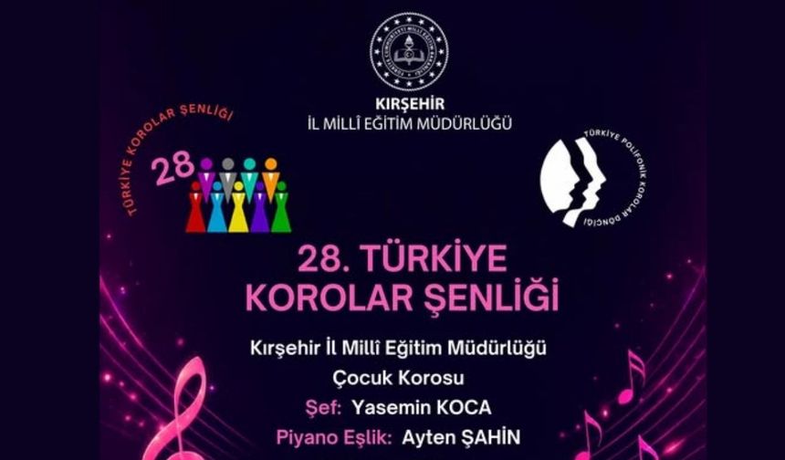 Kırşehir Çocuk Korosu Ankara'da Sahne Alacak