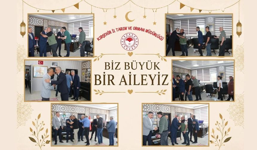Tarım ve Orman İl Müdürlüğünde Bayram Coşkusu Paylaşıldı